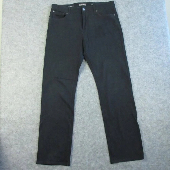 DL1961 Mens Avery Modern Straight jeans 36 x 34 Black Regular Stretch 772 - Picture 1 of 13